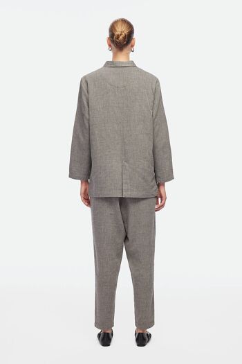 Pantalon ample gris (3356) 100% coton 3