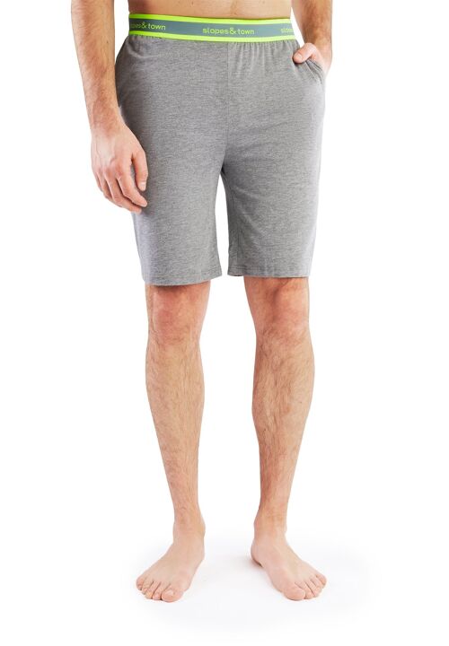 Bamboo lounge shorts Melange Grey