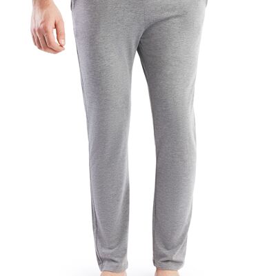 Pantalon de détente en bambou Gris Mélange