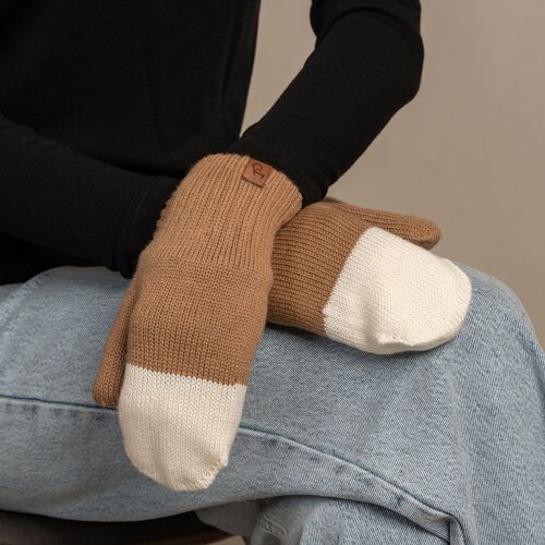 Women's MultiColor Gloves Knitted Merino