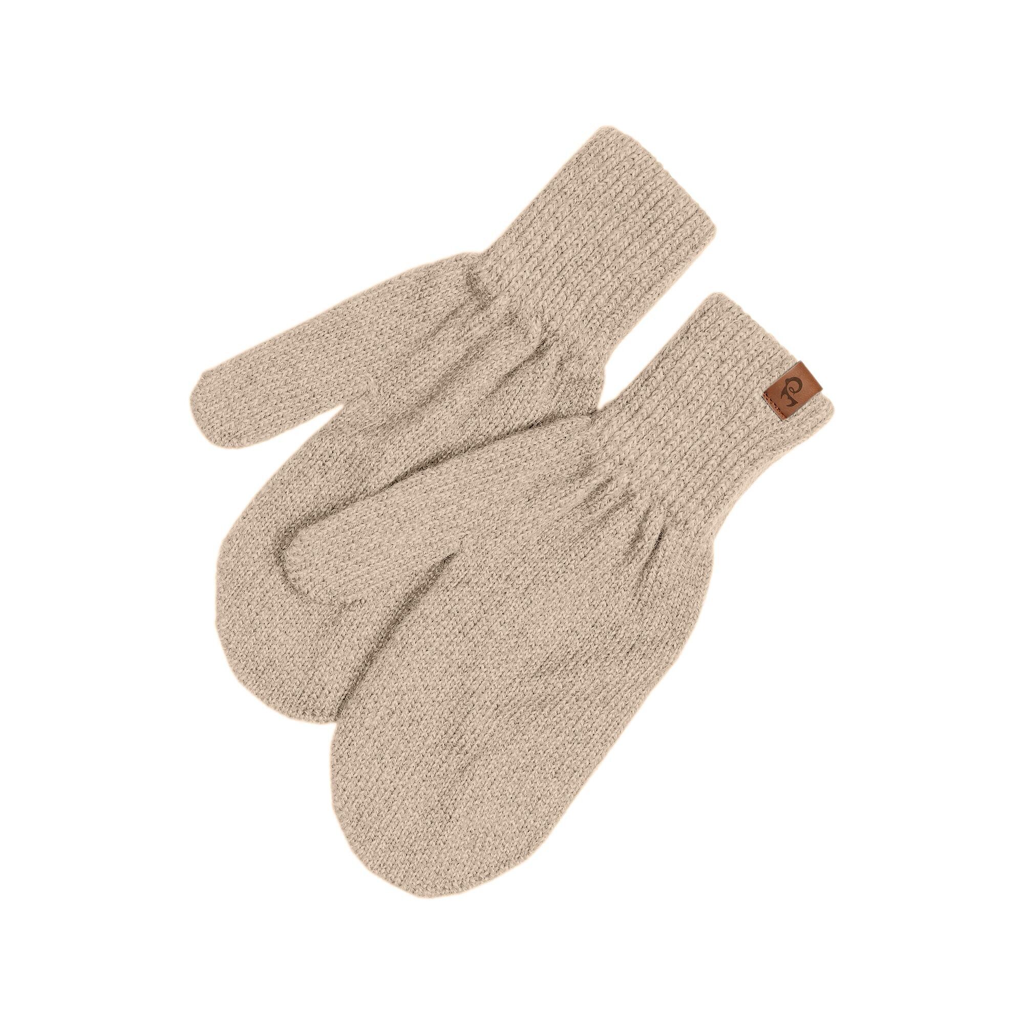 Guanti da donna in lana lavorata a maglia