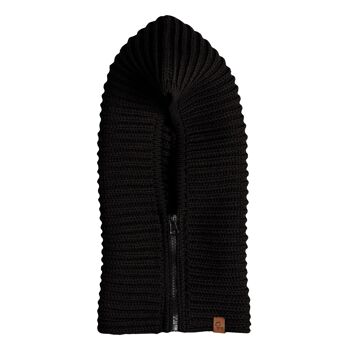 Cagoule zippée à capuche pour hommes en tricot mérinos 6
