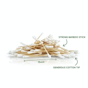 200 bamboo cotton swabs 2