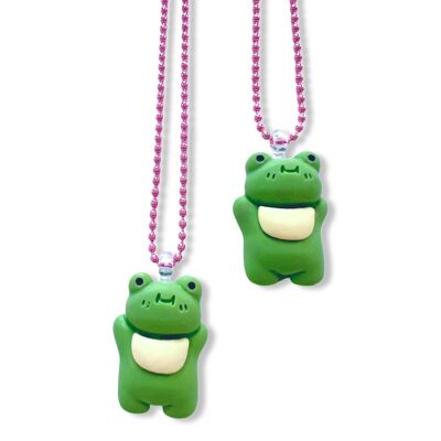Pop Cutie Kawaii Frog Kids Necklace