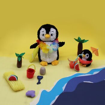 IGLOU LE PINGOUIN MAMAN ET BEBE NOIR / THE PENGUIN 6