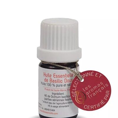 Huiles essentielles Bio "Basilic doux" par voie orale 5ml