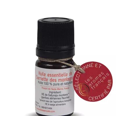 Aceites esenciales orgánicos "Ajedrea" por vía oral 5ml