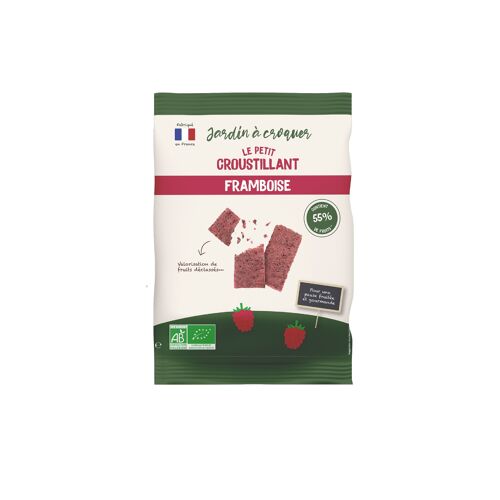 Le petit croustillant bio aux fruits  - Framboise 50 g