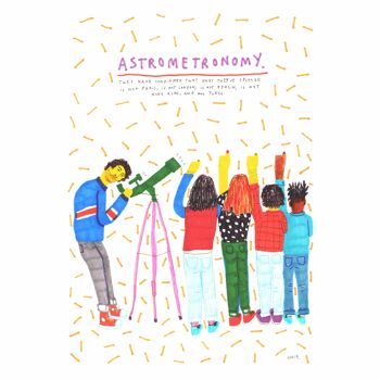 Astrométronomie | Tirage d'art A4