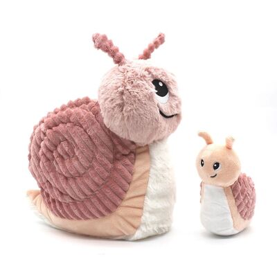 SPEEDOU THE SNAIL MOM & BABY PINK - THE SNAIL