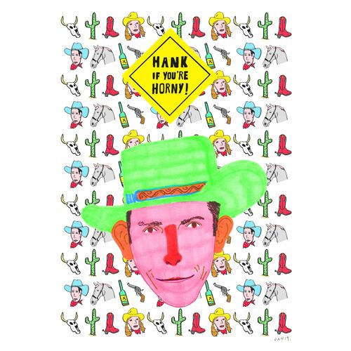 Hank If You’re Horny | A4 art print