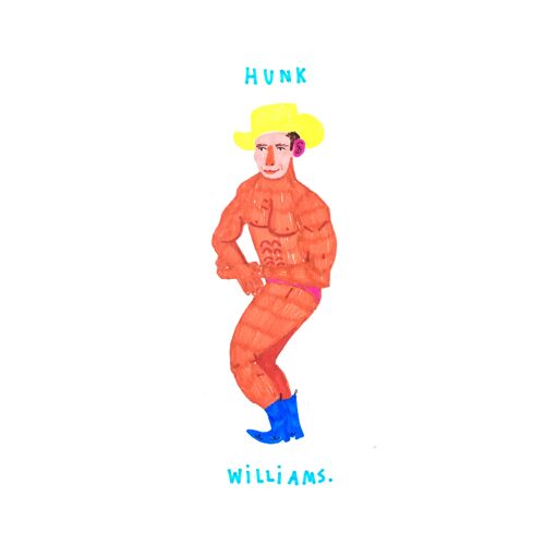 Hunk Williams | A4 art print