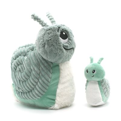 SPEEDOU THE SNAIL MOM & BABY MINT - THE SNAIL