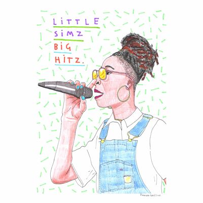 Little Simz | A4 art print