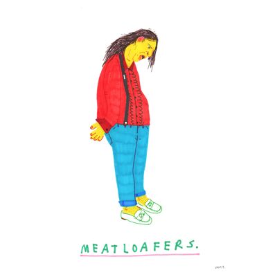 Meatloafers | A4 art print