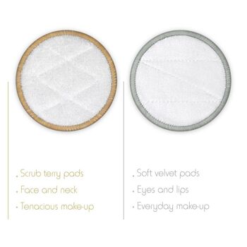 16 reusable make-up removal discs 6