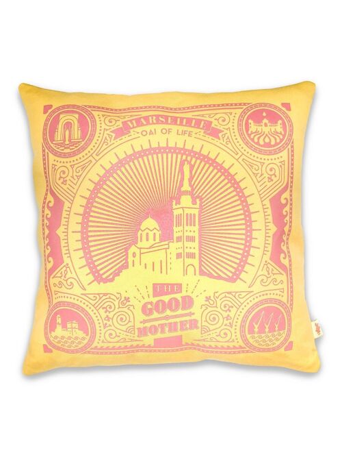 Coussin - GOOD MOTHER jaune