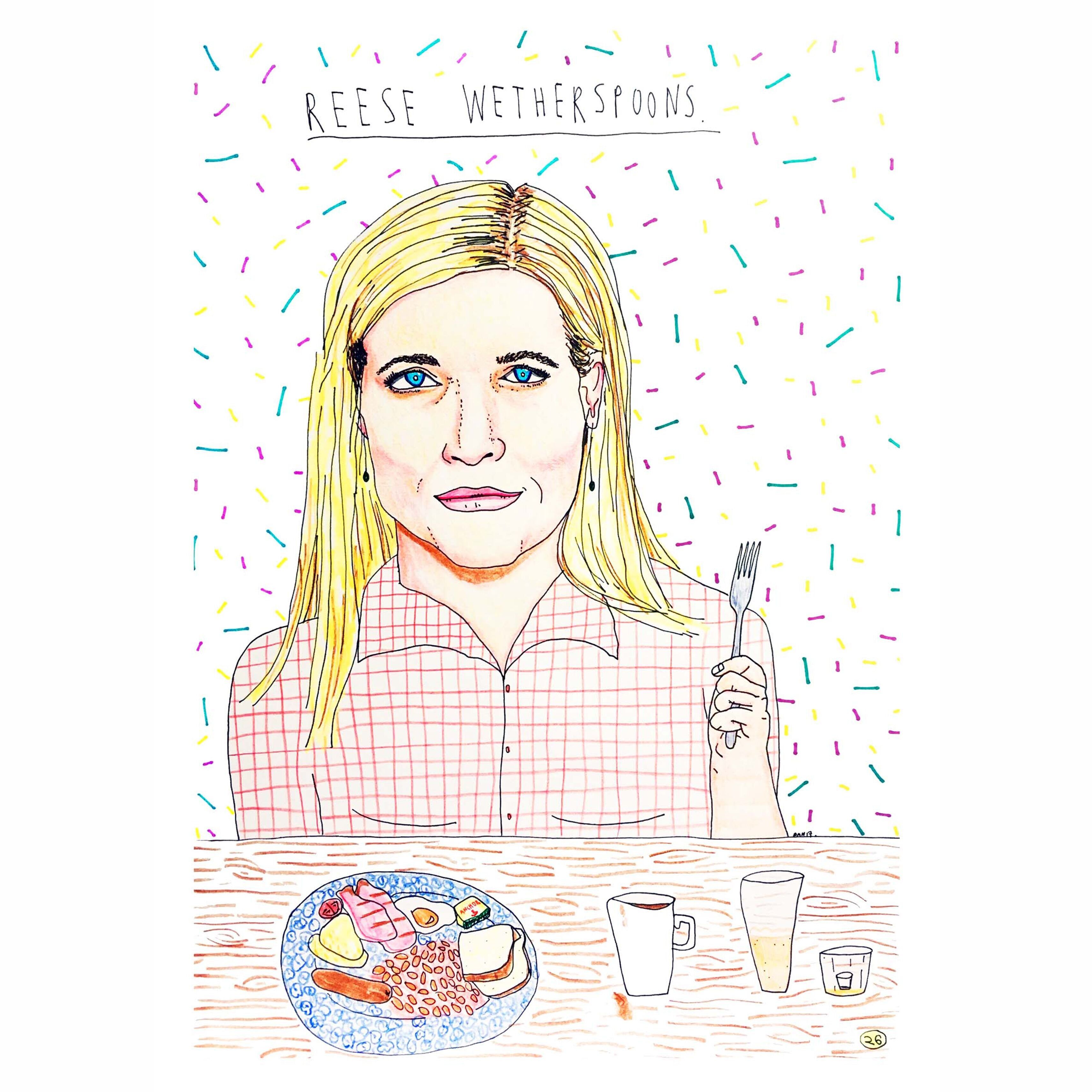 Reese Wetherspoons | A4 art print