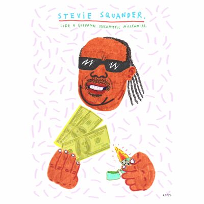 Stevie Squander | A4 art print