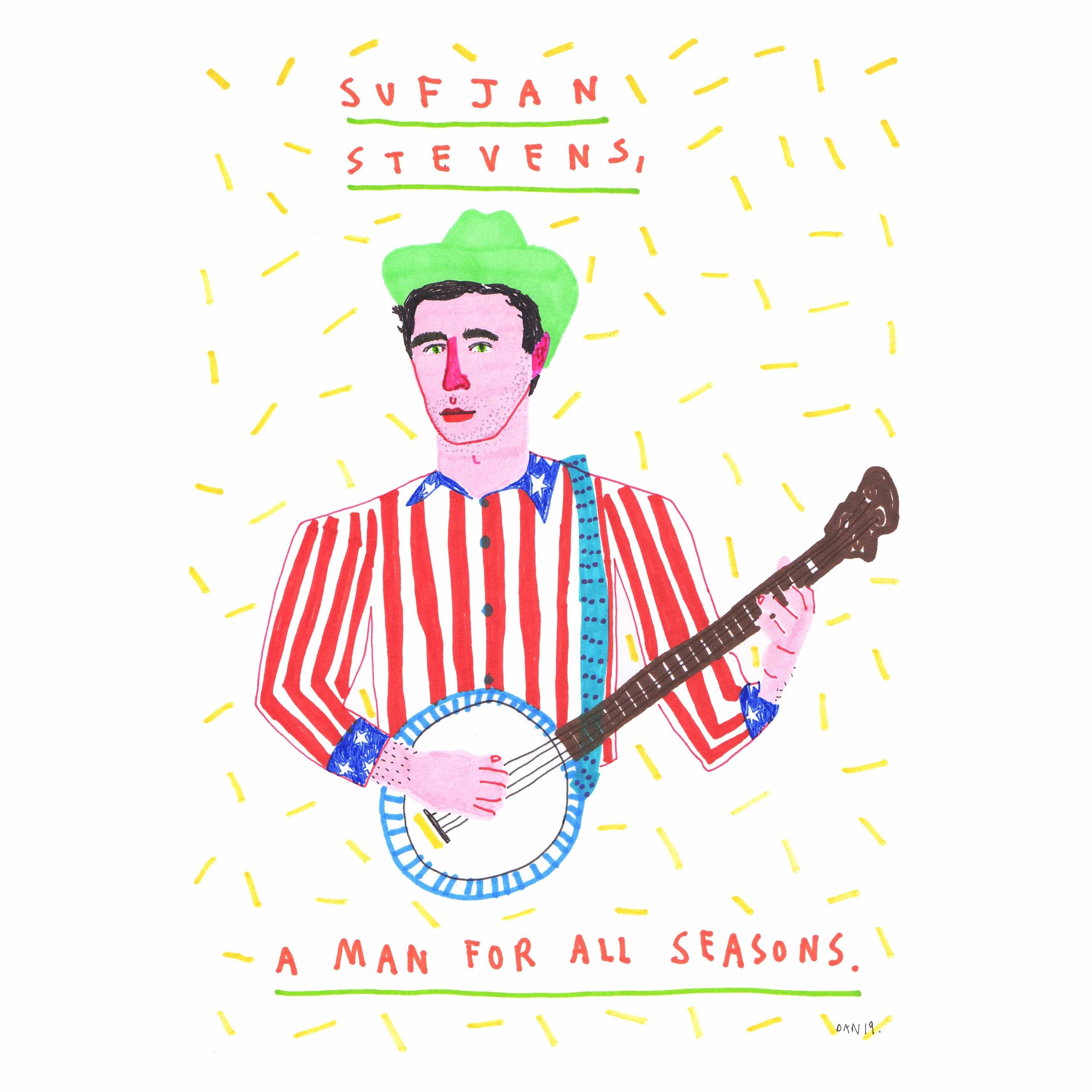 Sufjan Stevens | A4 art print