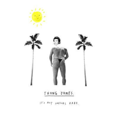 Tanga Jones | Impresión de arte A4