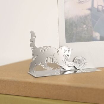 porte-photo magnétique en métal - chat misti 3