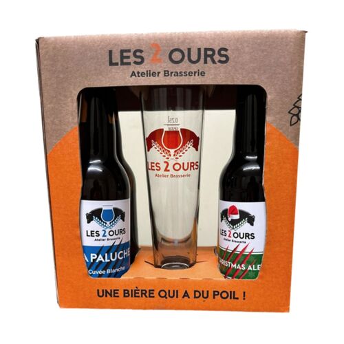 Coffret Noël - La Paluche  - 4*33cl & le verre !