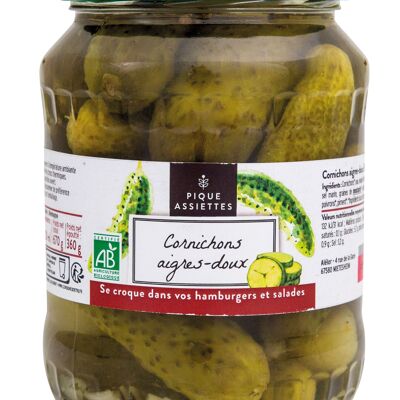 Sweet and Sour Pickles ORGANIC 72Cl - 370G