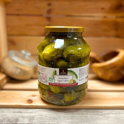 Sweet and Sour Pickles ORGANIC 170Cl - 850G