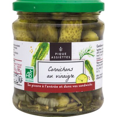 Pickles with ORGANIC Vinegar 37Cl - 190G