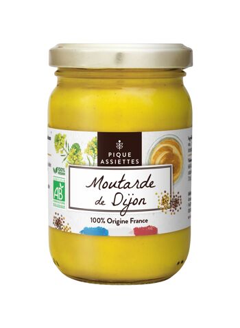 Moutarde de Dijon Bio 100% Origine France 200G