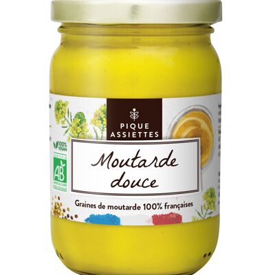 Moutarde Douce Bio 100% Graines Françaises 200G