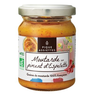 Organic Espelette Pepper Mustard 100% French Seeds 125G