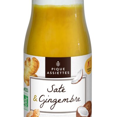 Sauce Saté & Gingembre BIO 130 ml