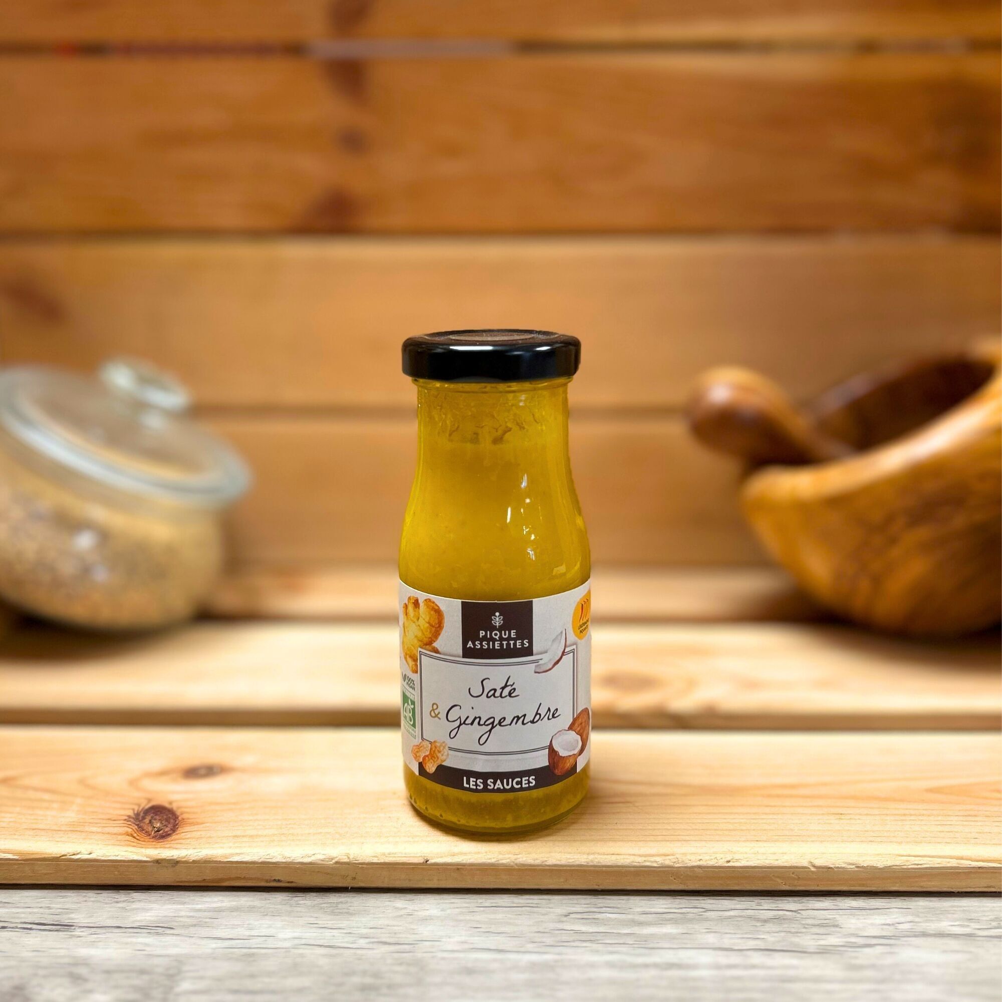 Salsa Satay y Jengibre ECOLÓGICA 130 ml