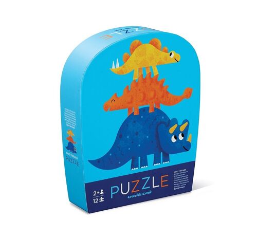 Mini Puzzle - 12 pièces - Les amis dinosaures - 2a+