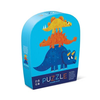 Minipuzzle - 12 Teile - Dinosaurierfreunde - 2a+