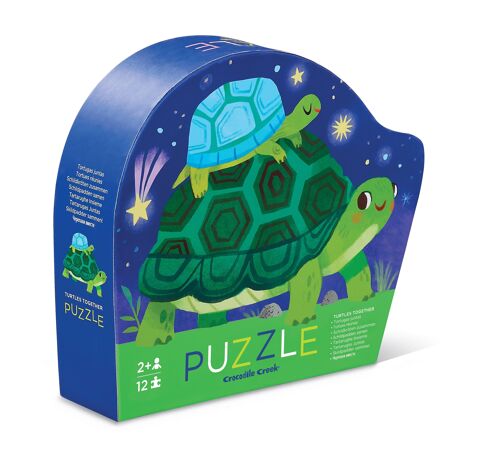 Mini Puzzle - 12 pièces - Tortues - 2a+