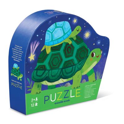 Mini Puzzle - 12 pieces - Turtles - 2a+