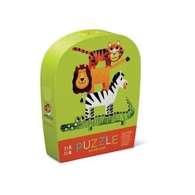 Mini Puzzle - 12 pieces - Jungle friends - 2a+