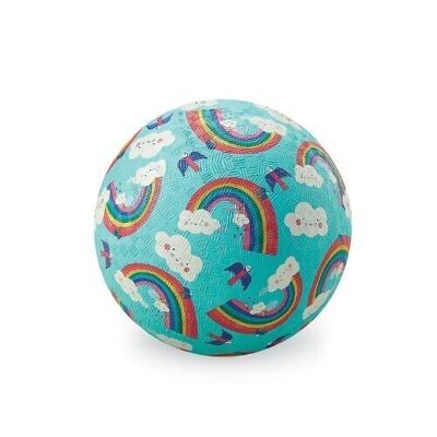 13cm Spielplatzball - Regenbogen - 3a+