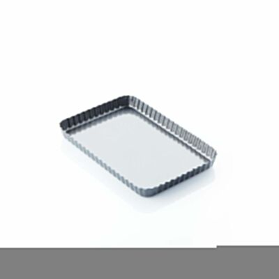 Non-stick tart/quiche mold with removable bottom 31x21x3cm