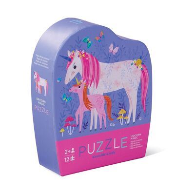 Mini Puzzle - 12 piezas - Unicornio mágico - 2a+