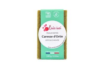 Savon à froid - Peaux mixtes à grasses - Caresse d'Ortie Sans huile essentielle certifié Bio