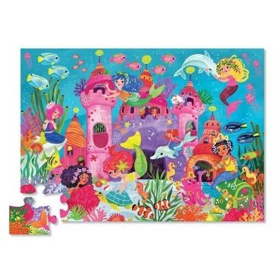 Maxi puzzle - 36 pieces - The palace of the mermaids - 3a+