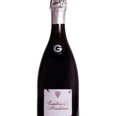 G Lambrusco Mantovano DOC Rosso Secco, GIUBERTONI, dry and sparkling red wine