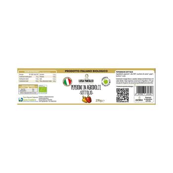 Peperoni à Agrodolce Biologici, gros en Italie 2