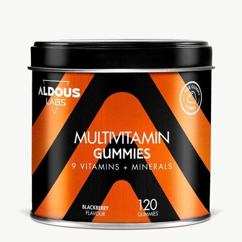 Multivitaminas en gominolas Aldous Labs | 120 gummies sabor natural a mora