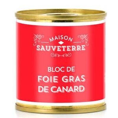 Bloc de foie gras de canard origine France