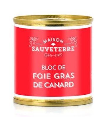 Bloc de foie gras de canard origine France